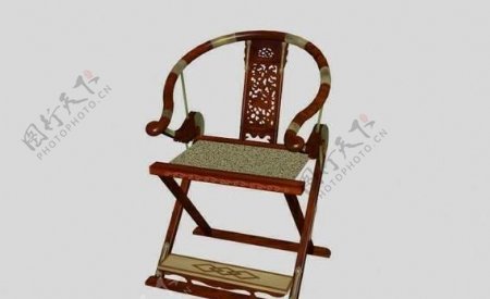 明清家具椅子3D模型a016