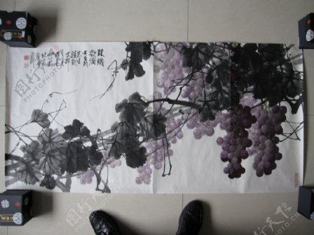 秦汉胡同展览艺术品国画图片