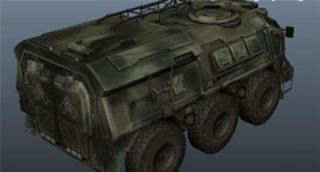 装甲车游戏模型素材