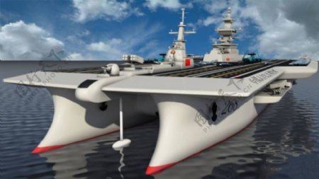 中国航母模型