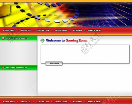 欧美赌博地带网站模板