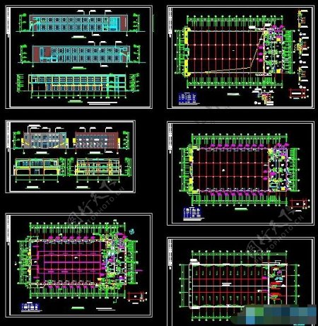 某工厂模具车间建筑施工图下载