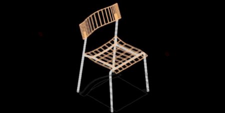 简洁精美椅子CAD模型素材