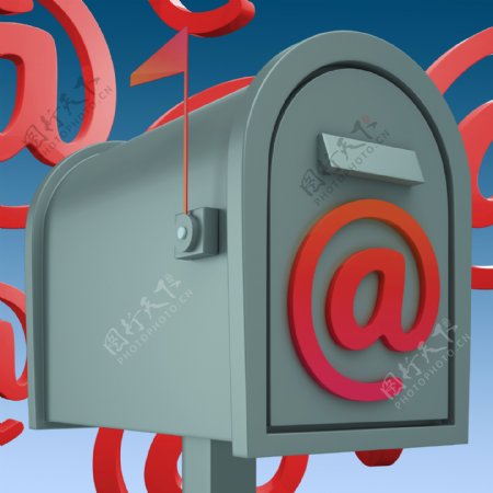 电子邮件信箱显示收件箱和发件箱的邮件