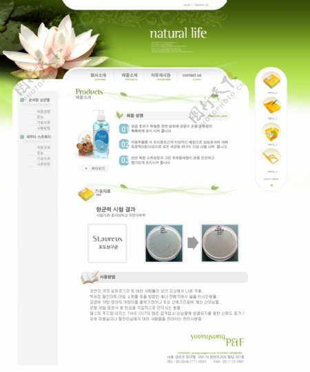 韩国自然健活绿色网站模