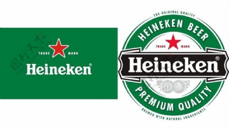 heineken喜力啤酒啤酒标示图片