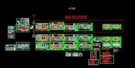 热回收式新风系统布局图