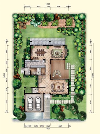 2层别墅设计图