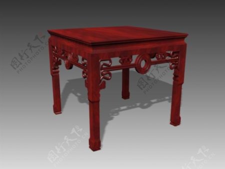 中式桌子3d模型桌子图片67