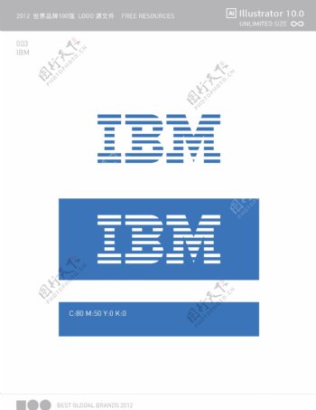 IBM矢量LOGO应用