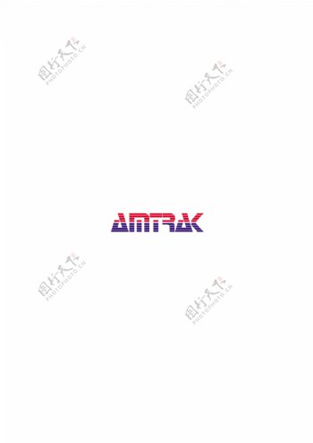 Amtraklogo设计欣赏Amtrak航空运输标志下载标志设计欣赏