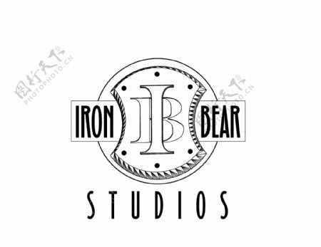 IronBearStudioslogo设计欣赏IronBearStudios下载标志设计欣赏