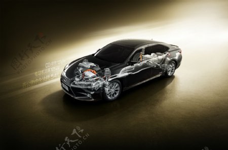 雷克萨斯2012年新款es系列油电混合动力图片