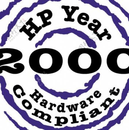 HP2000HardwareCompliantlogo设计欣赏惠普2000硬件兼容标志设计欣赏