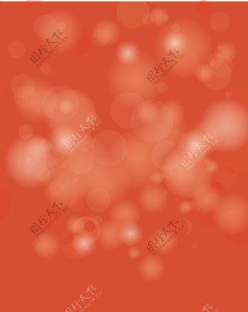 橙色花纹背景矢量图片