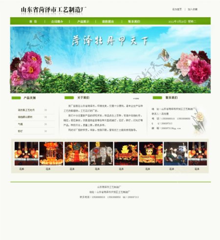 牡丹花网页图片