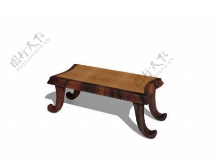 中式桌子3d模型家具3d模型35