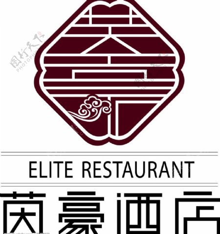 自己做的酒店矢量logo图片