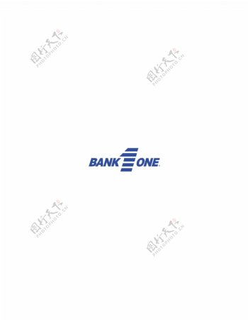 BankOne1logo设计欣赏BankOne1信用卡标志下载标志设计欣赏