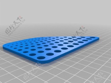 用于校准的3D打印机打印测试孔尺寸