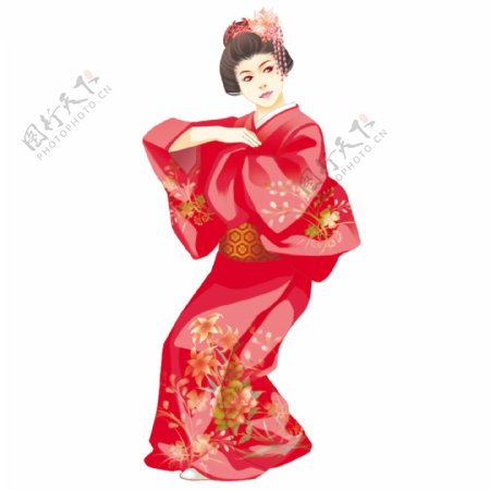 日本傳統女人素材