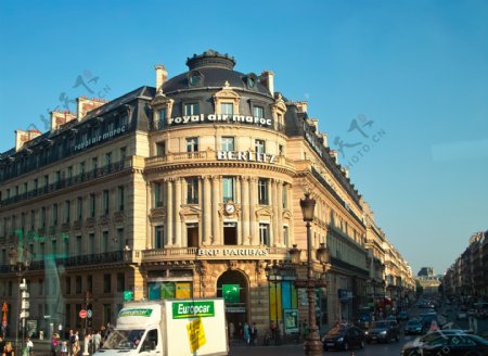 巴黎的街道图片