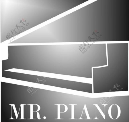 钢琴行业标识图片