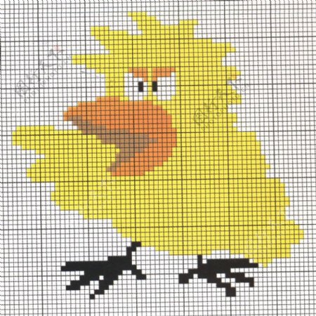 毛衫图案动物小鸟可爱卡通毛衣免费素材