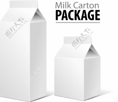 牛奶盒矢量素材矢量素材