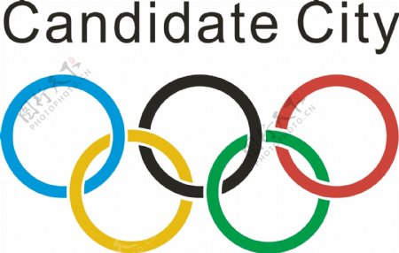 奥运会五环标志图片