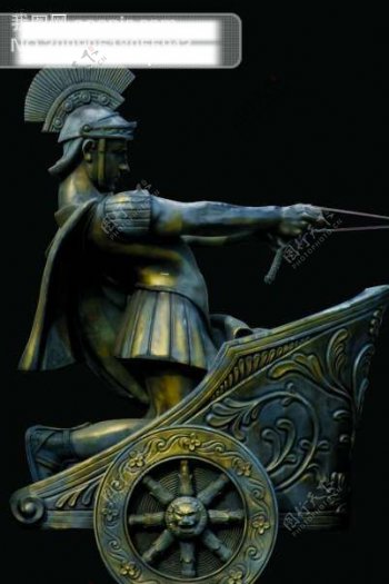 地产字典地产素材雕塑罗马雕像铜像马烈士士兵