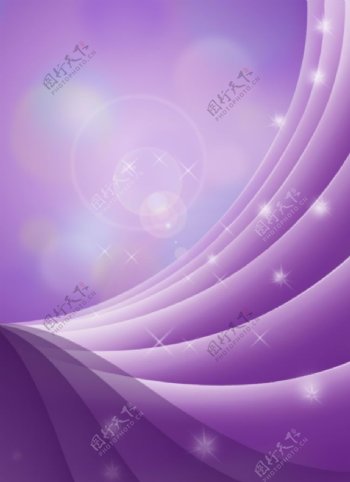 紫色幻影展板背景PSD素材