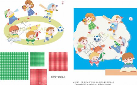 韩国卡通小孩118
