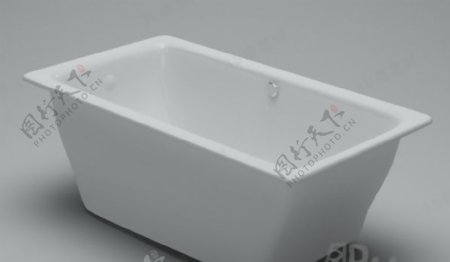 3D淋浴盆模型