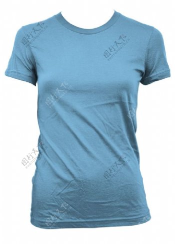 女款短袖T恤模板GoMedia出品3空白趋势PSD分层