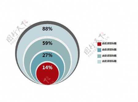 数据比例包含关系PPT图