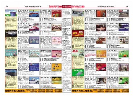 青岛网络公司报纸设计图片