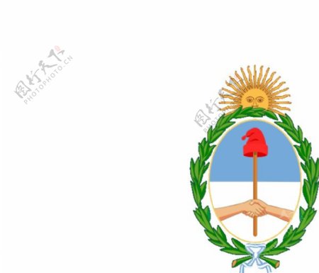 阿根廷国徽的剪贴画