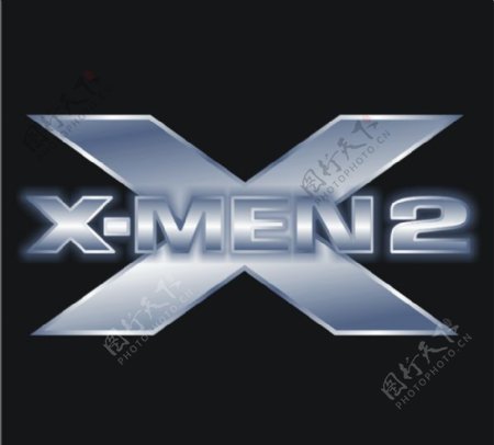 XMEN2logo设计欣赏XMEN2好莱坞电影LOGO下载标志设计欣赏