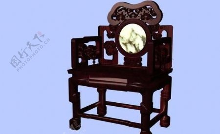 明清家具椅子3D模型a018