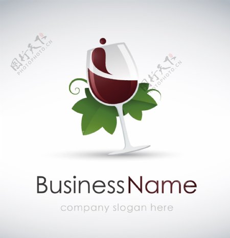 葡萄酒logo图标图片