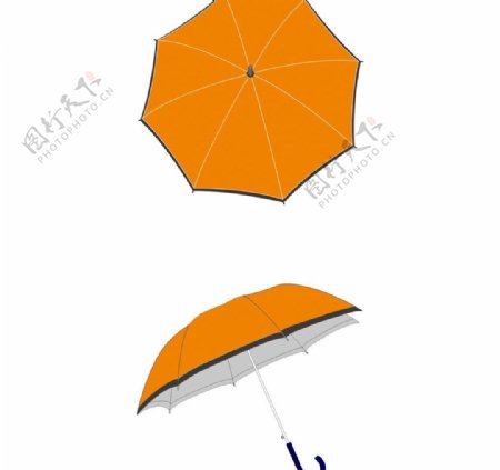 雨伞矢量图图片