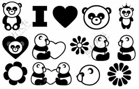 熊猫的乐园BV字体