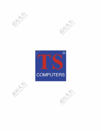 TSComputerslogo设计欣赏TSComputers网络公司LOGO下载标志设计欣赏