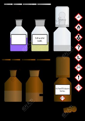 chemikalien瓶化学瓶