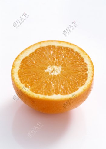 新鲜水果橙子切开的橙子橘子JPG