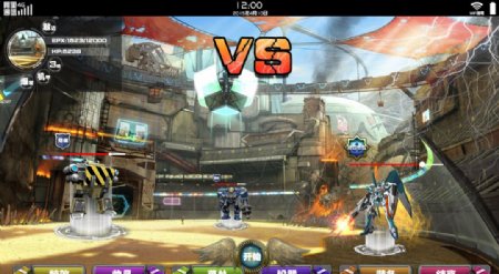 机甲战神游戏UI界面图片