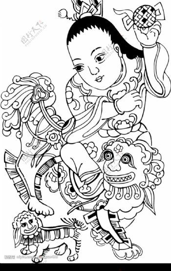 中国古代儿童031图片