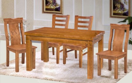 实木餐桌餐椅图片