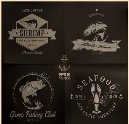 海鲜海产图标图片